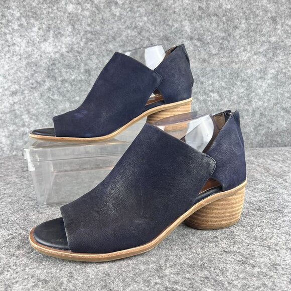 Sofft Women's Sky Navy Carleigh Bootie Size 10M Back Zippers 2"  Stacked Heel - Picture 4 of 16